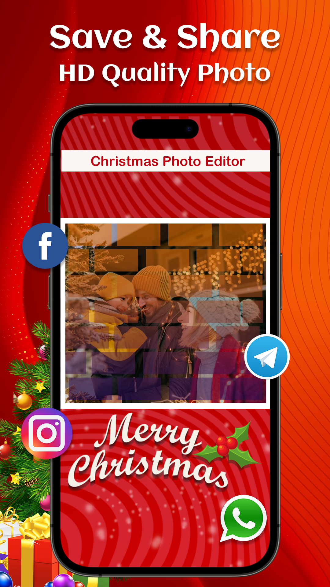 Christmas Photo Editor Frames media 2