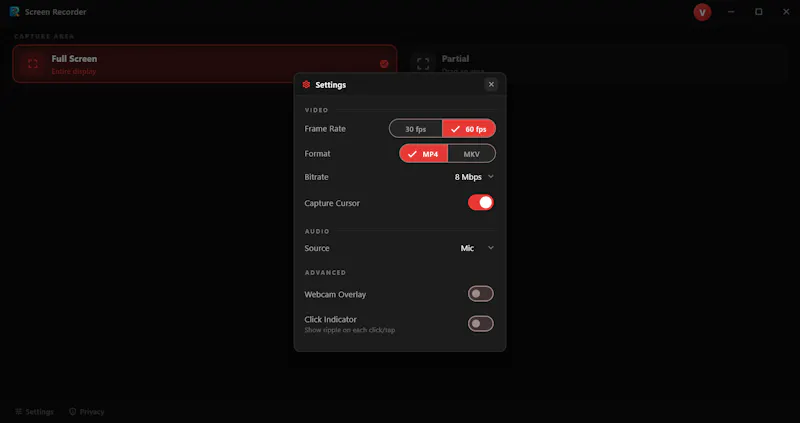 Screen Recorder screenshot 2