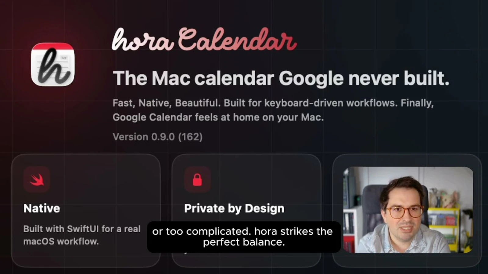 hora Calendar screenshot 1 (video preview)