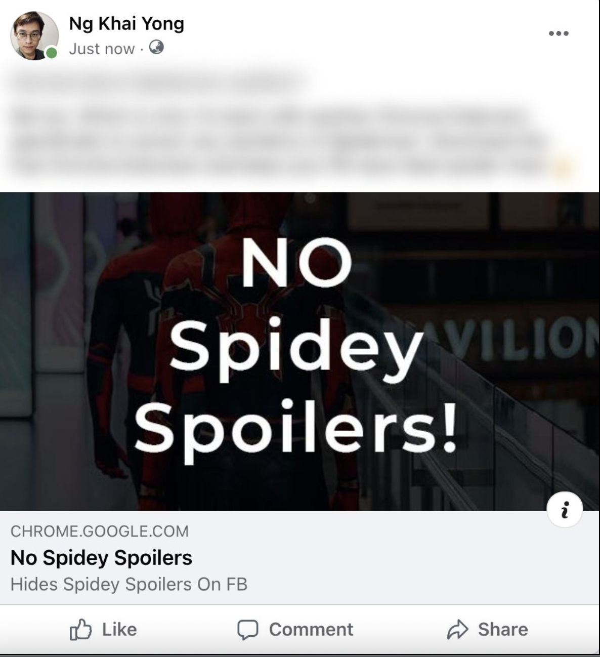 No Spidey Spoilers gallery image