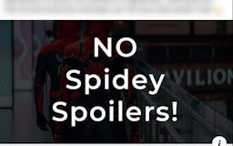 No Spidey Spoilers media 2