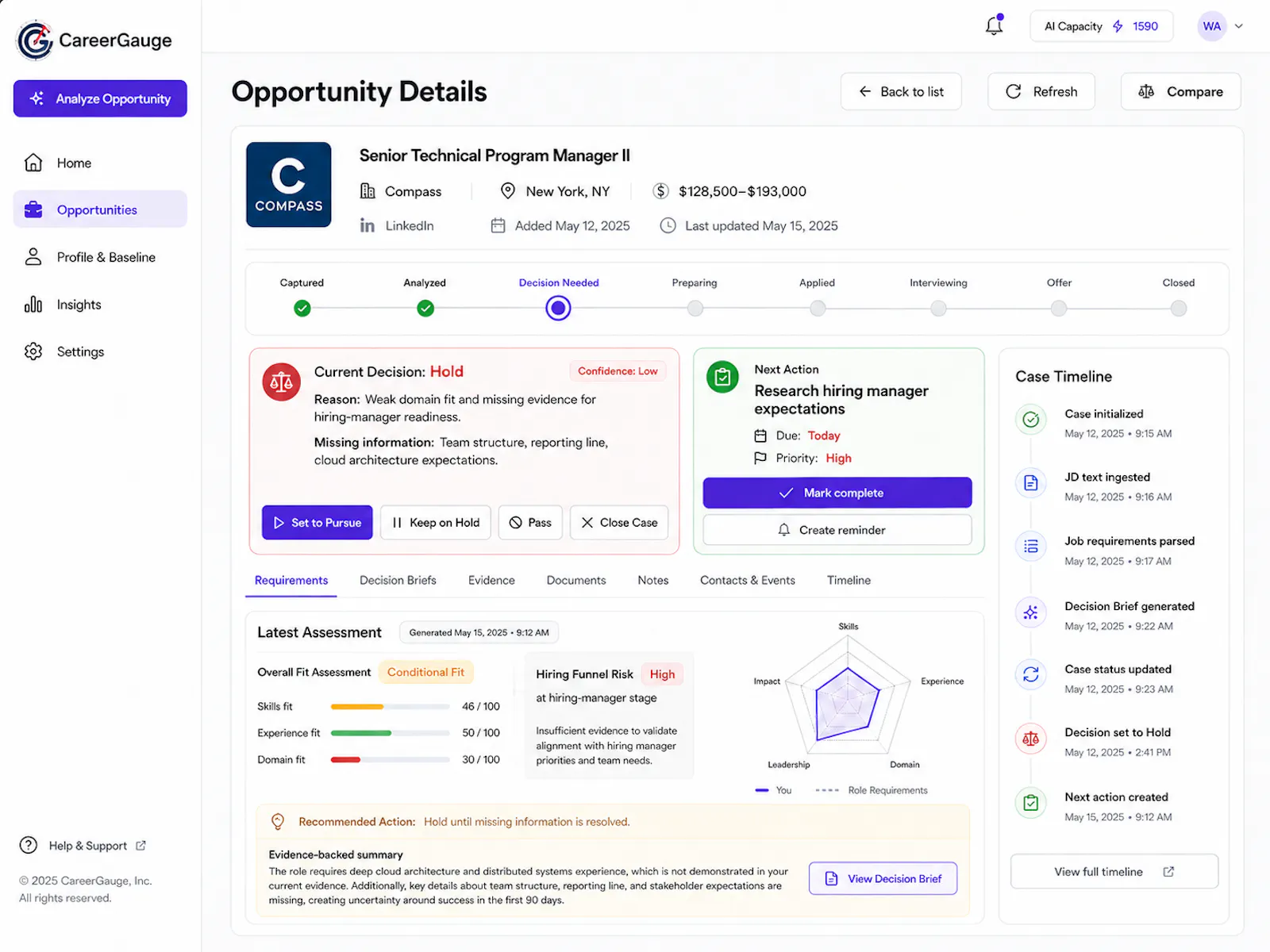 CareerGauge screenshot 2