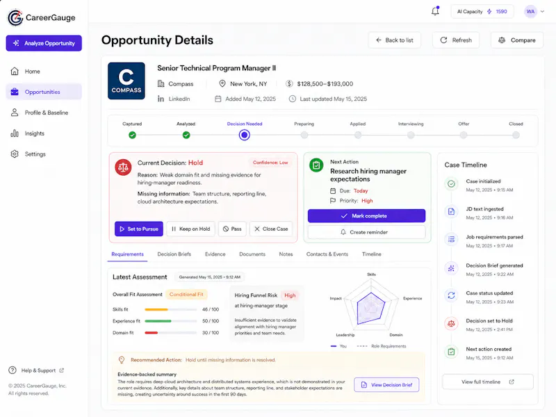 CareerGauge screenshot 2