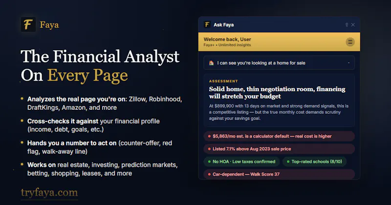 Faya Your Personal AI Financial Analyst screenshot 1