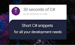 30 seconds of C# image