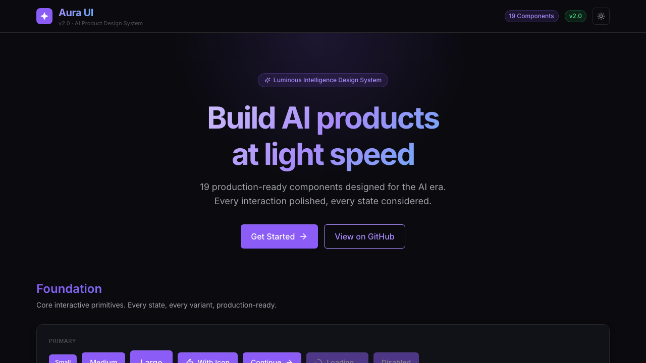 Aura UI gallery image