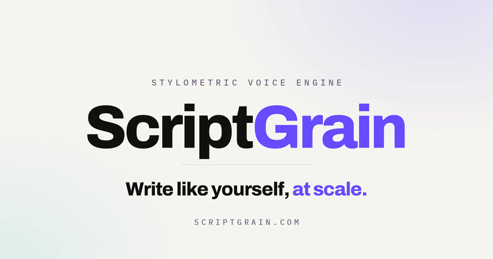 ScriptGrain - Write like you, at scale screenshot 2