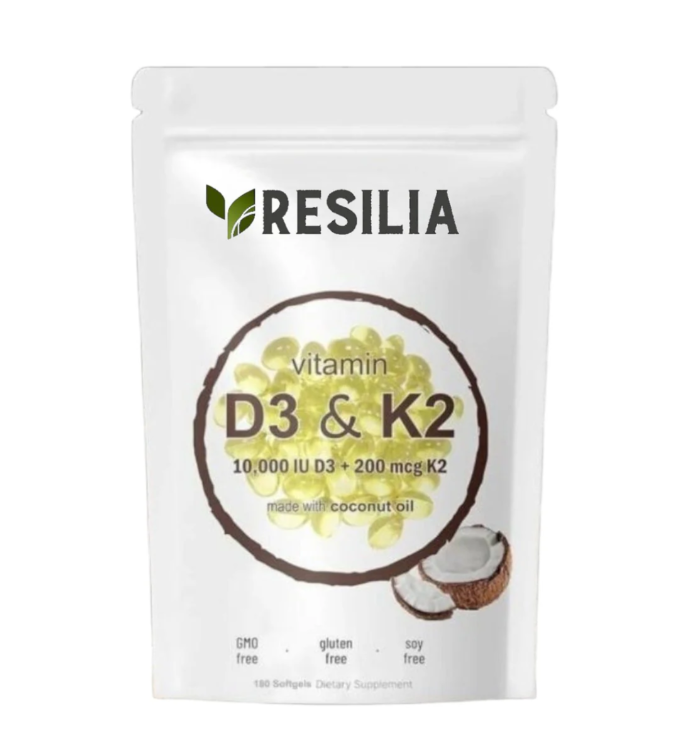 High-Potency Vitamin D3 & K2 Softgels gallery image