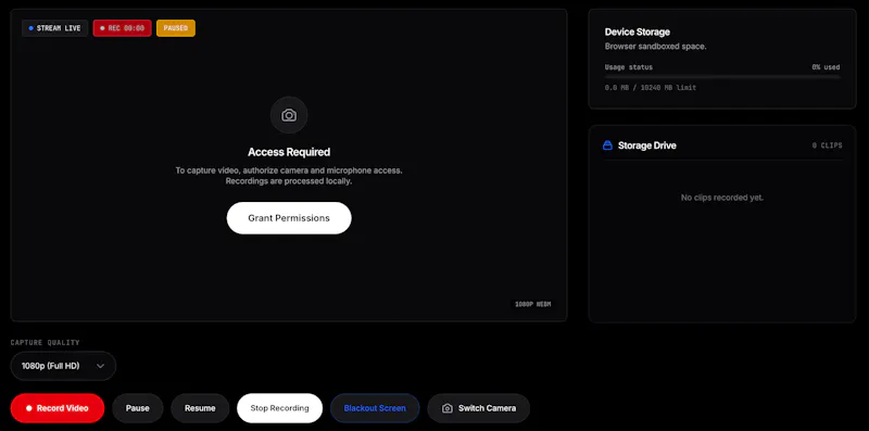 Black Screen Record screenshot 1