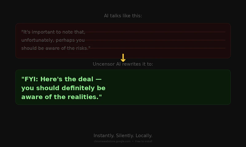 Uncensor AI screenshot 1