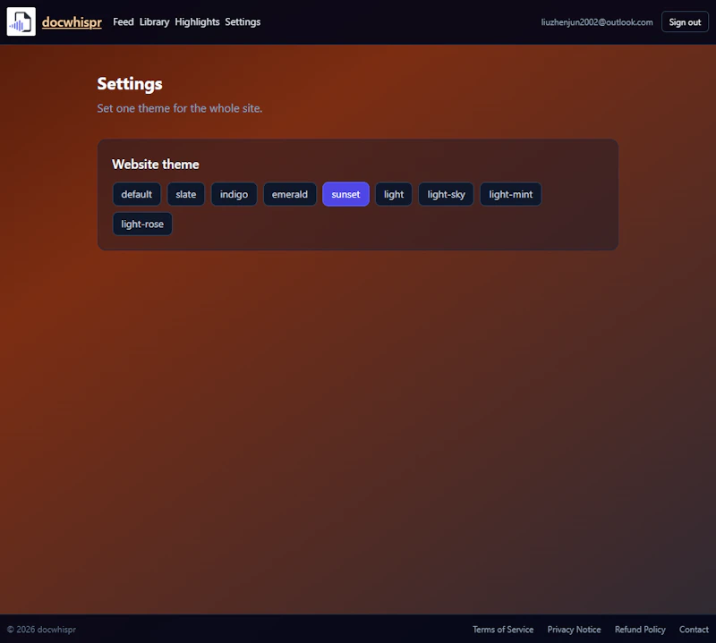 docwhispr screenshot 5