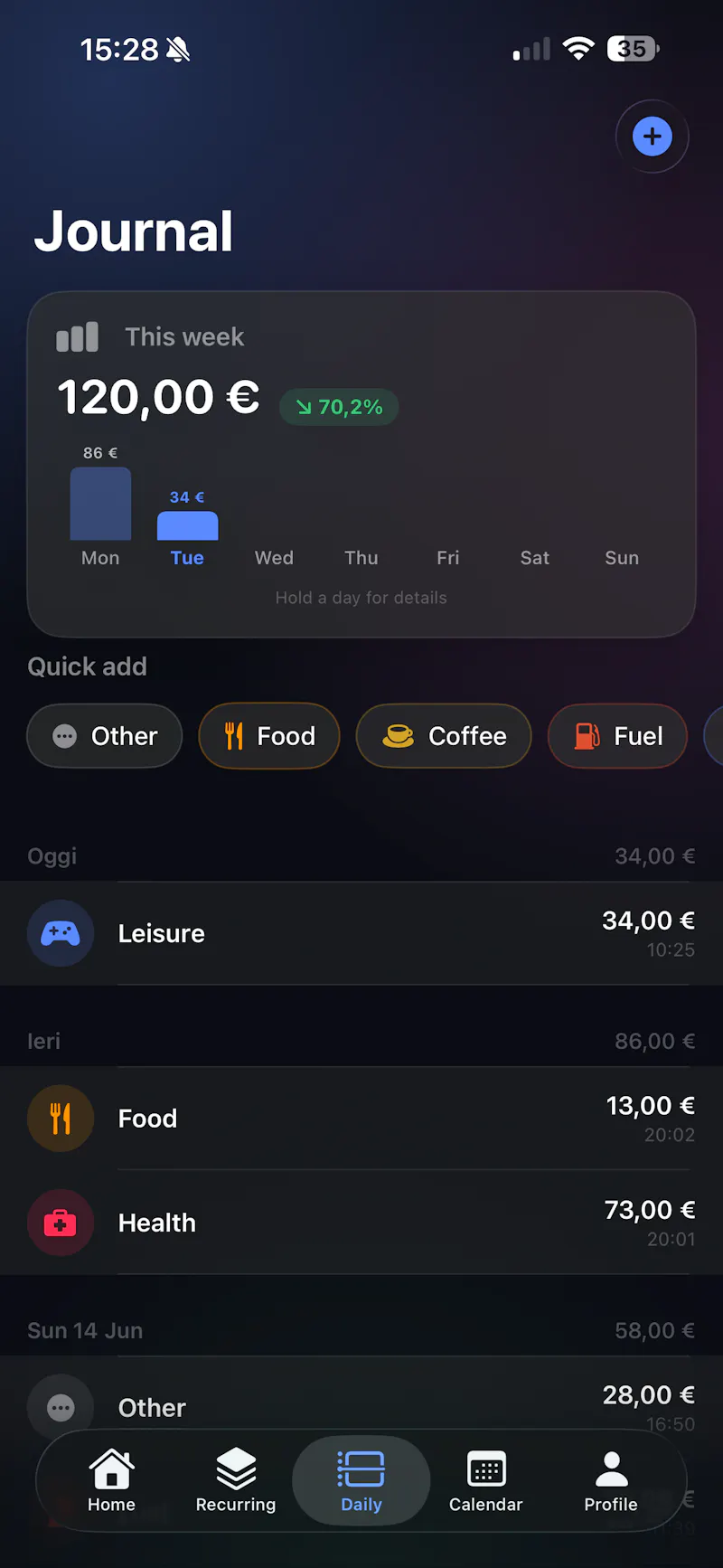 ForeSpend screenshot 4