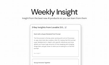 Build Great Products Newsletter gallery image