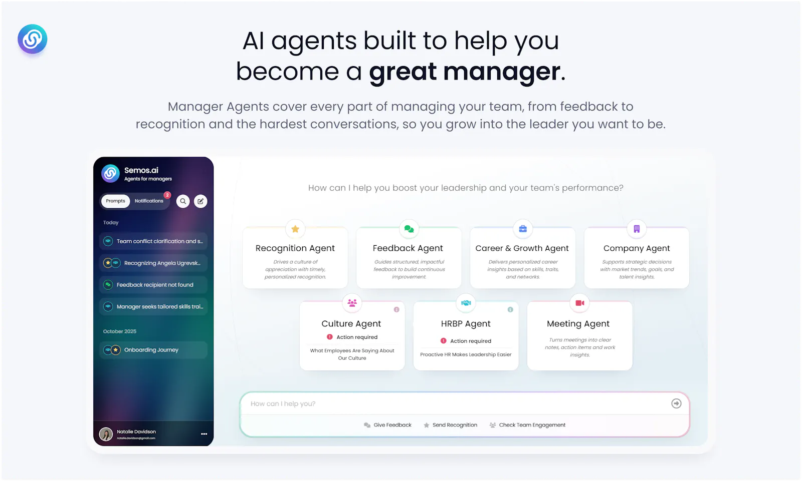 Semos.ai Manager Agents screenshot 2