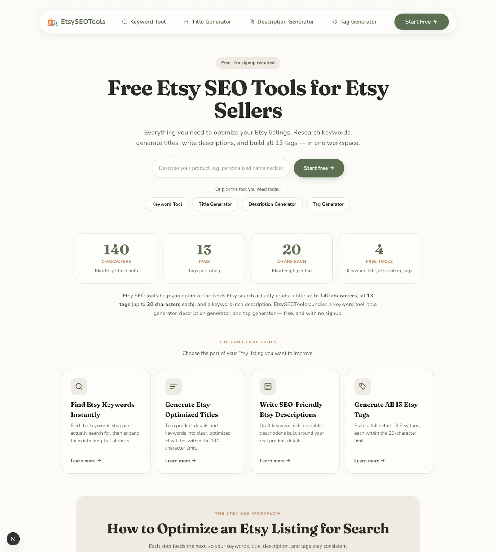 EtsySEOTools screenshot 1