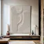 Beige Minimalist Abstract Painting