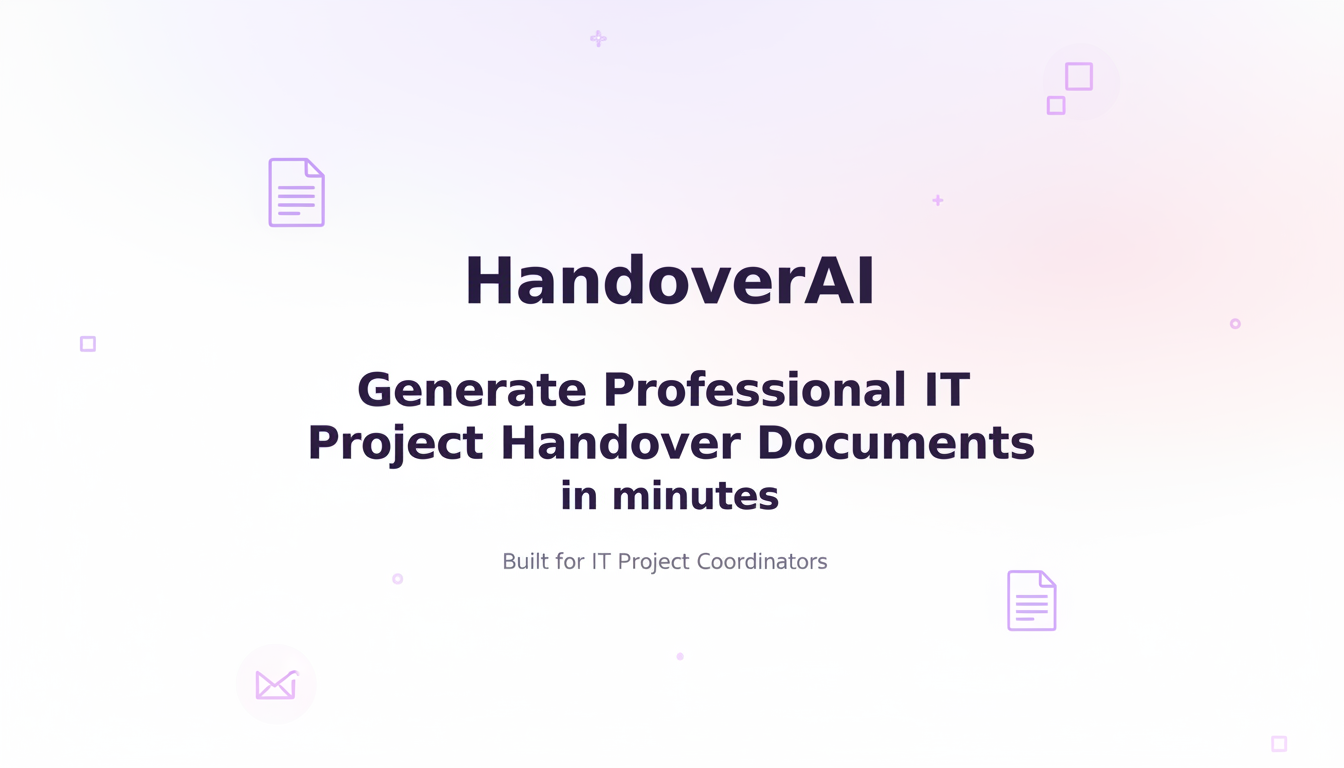 HandoverAI Beta Launch gallery image