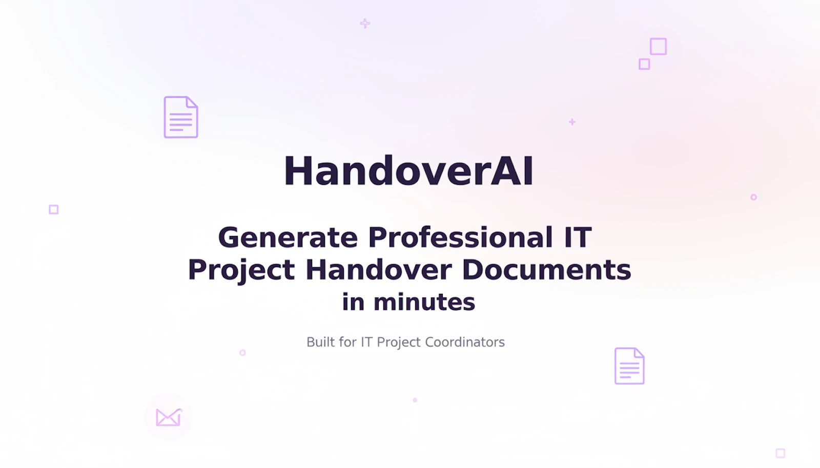 HandoverAI Beta Launch screenshot 1