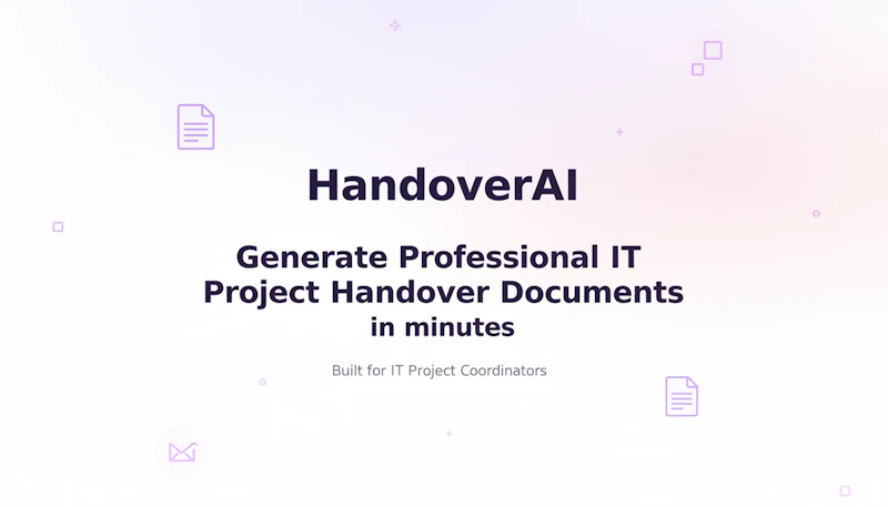 HandoverAI Beta Launch screenshot 1