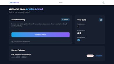 DebateGPT gallery image