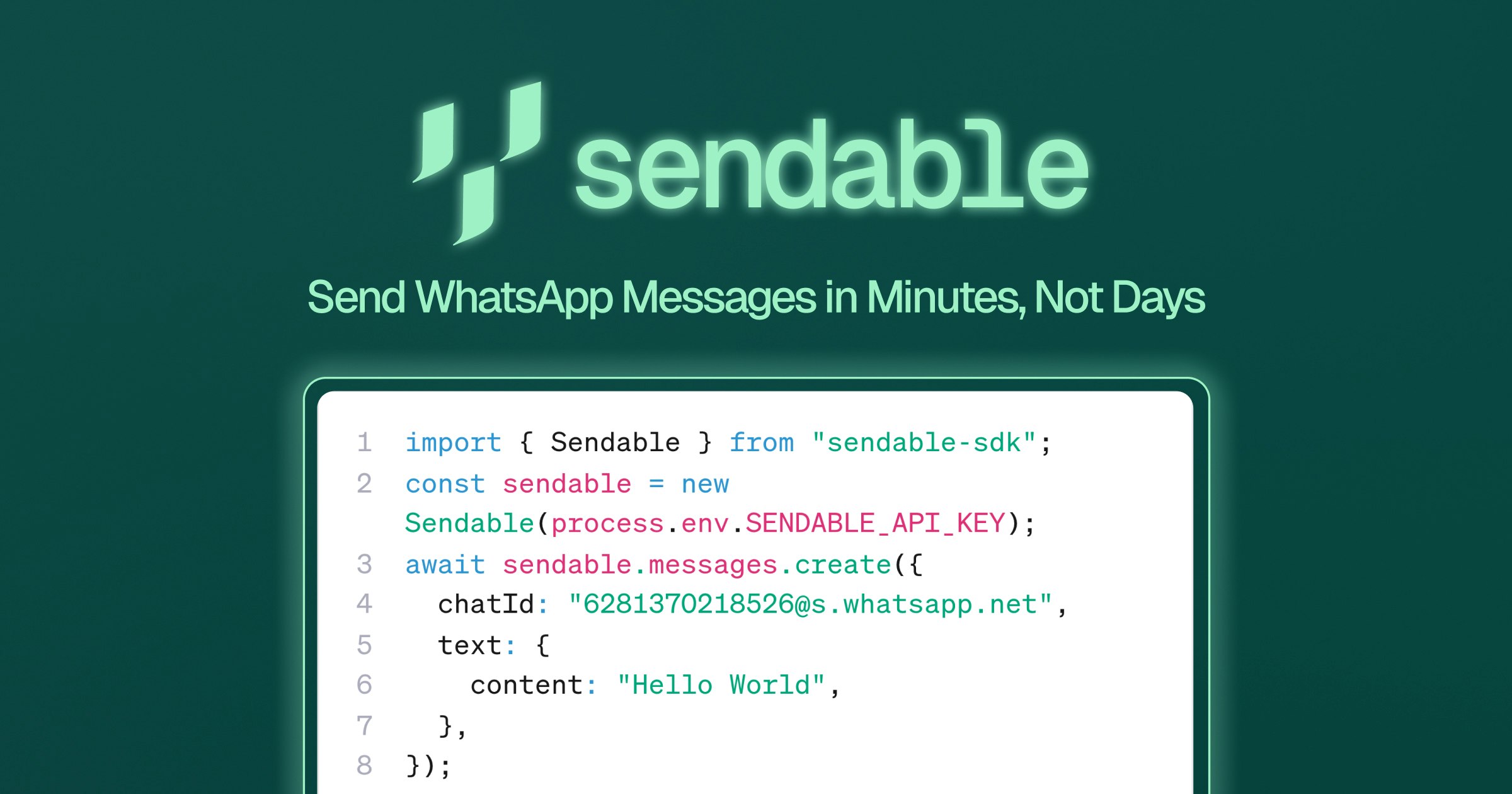 Sendibile - Integrare whatsapp in pochi minuti, non giorni media 1