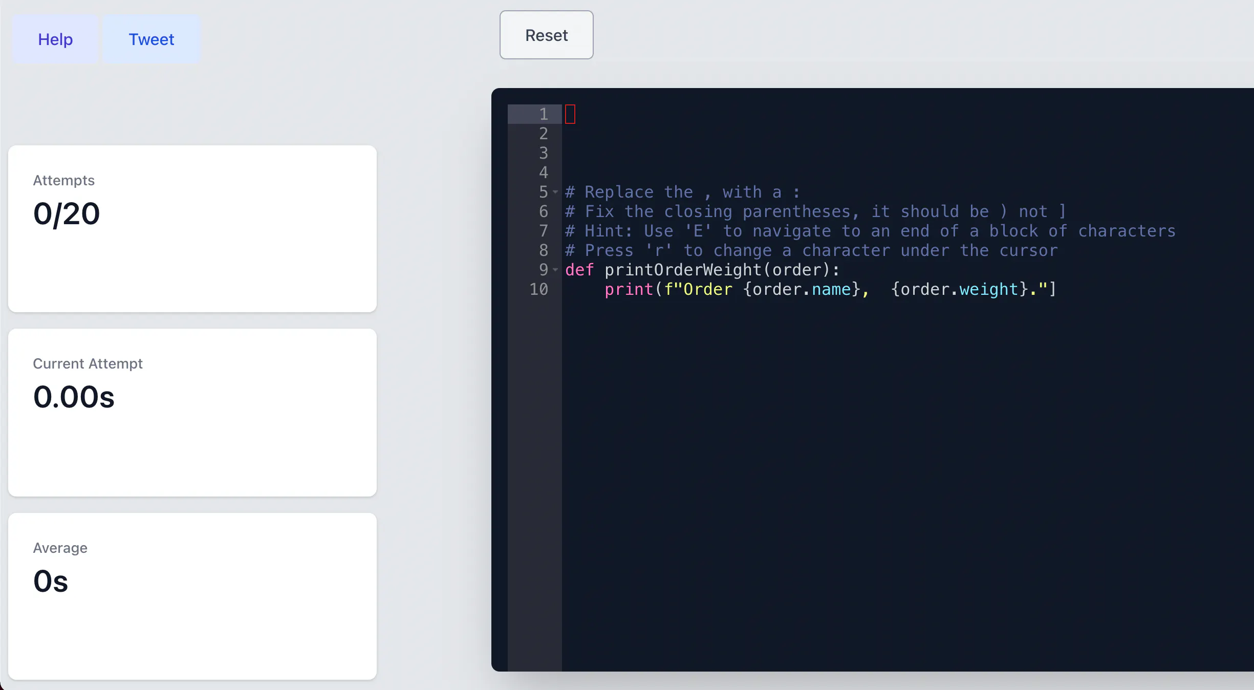 vim.so: Learn vim fast with interactive exercises in the browser ...