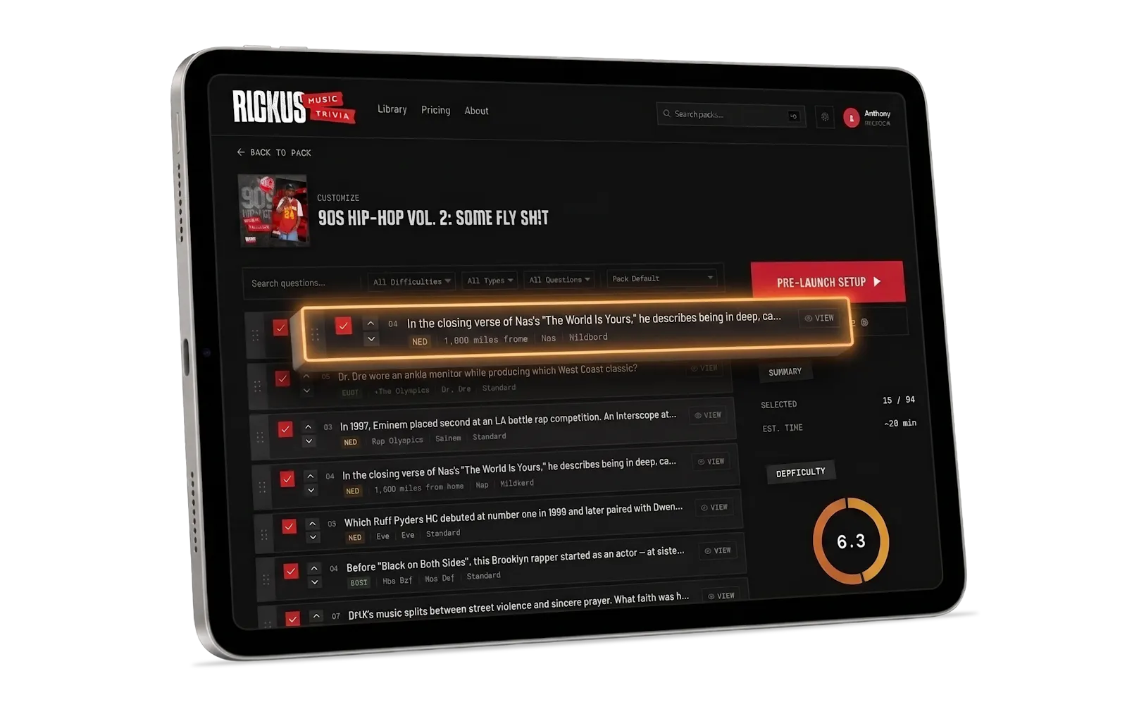 Ruckus Trivia screenshot 1