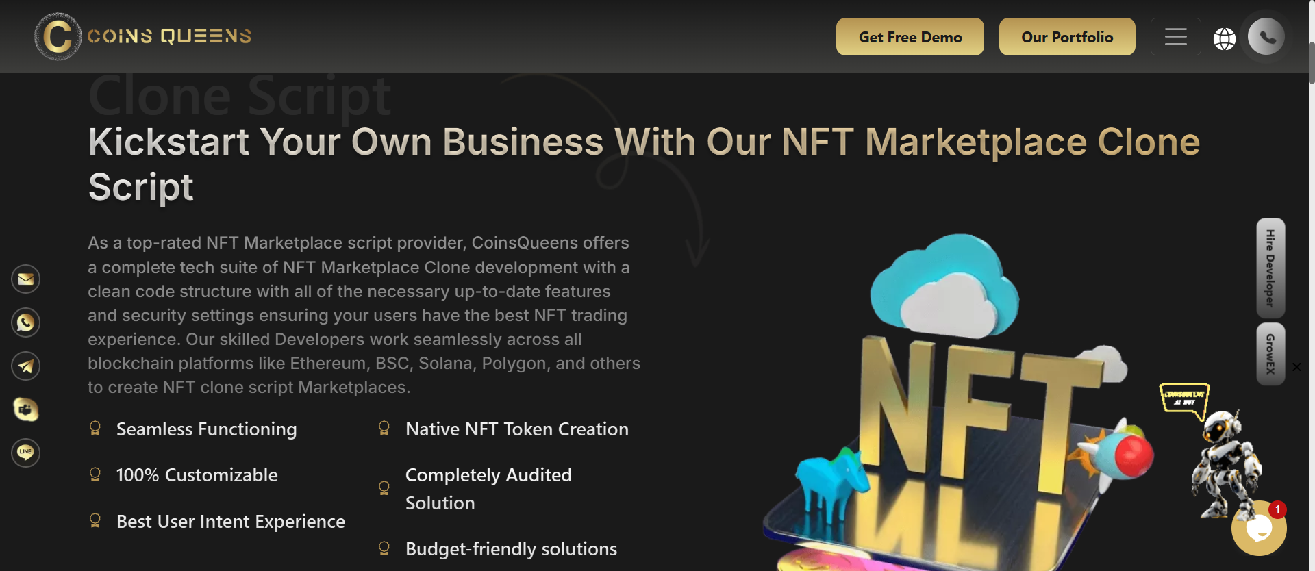 NFT Marketplace Clone Script gallery image