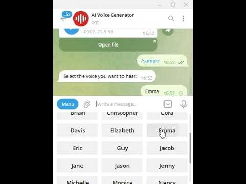 AI Voice Generator Bot gallery image