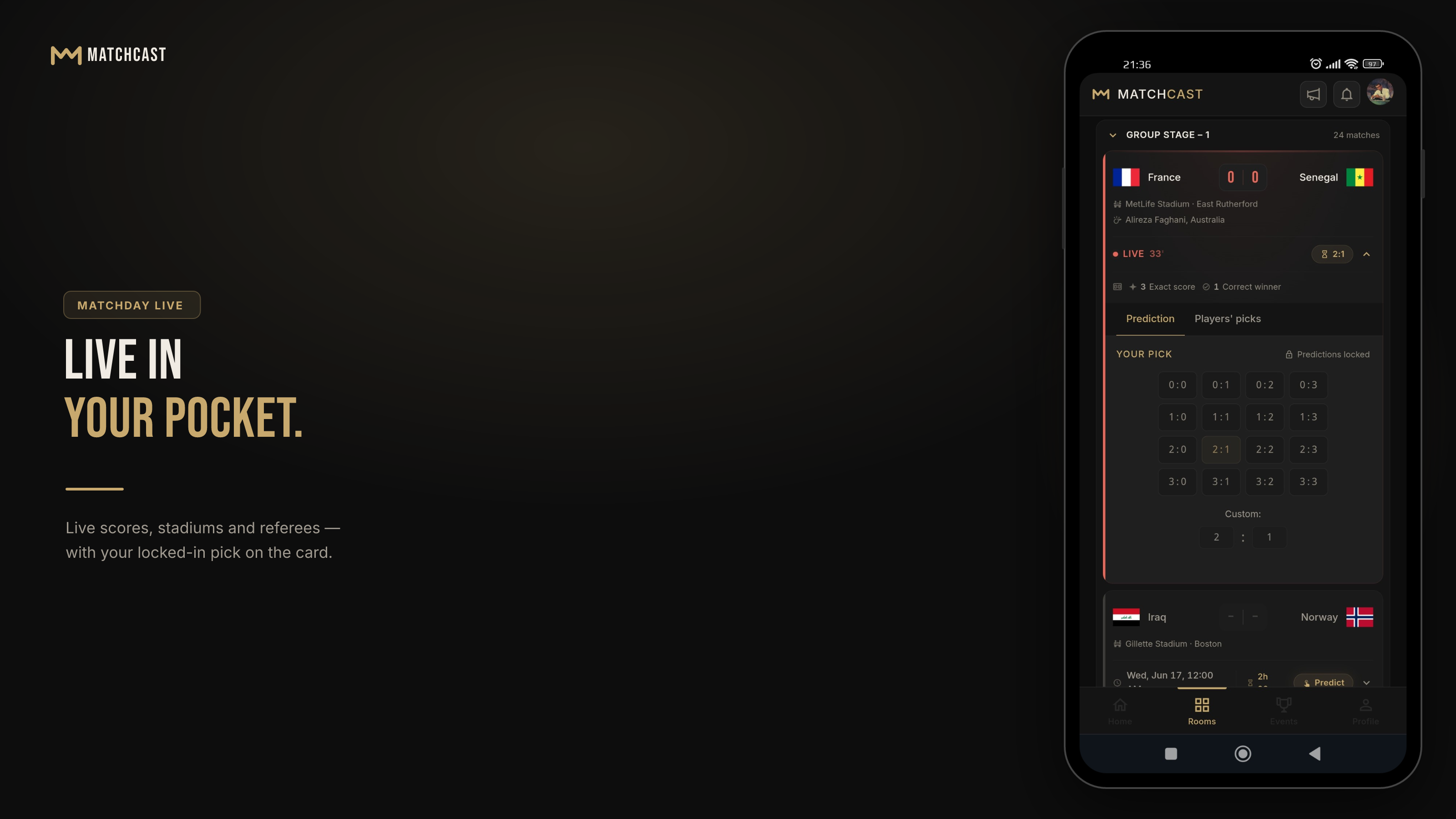 Matchcast gallery image