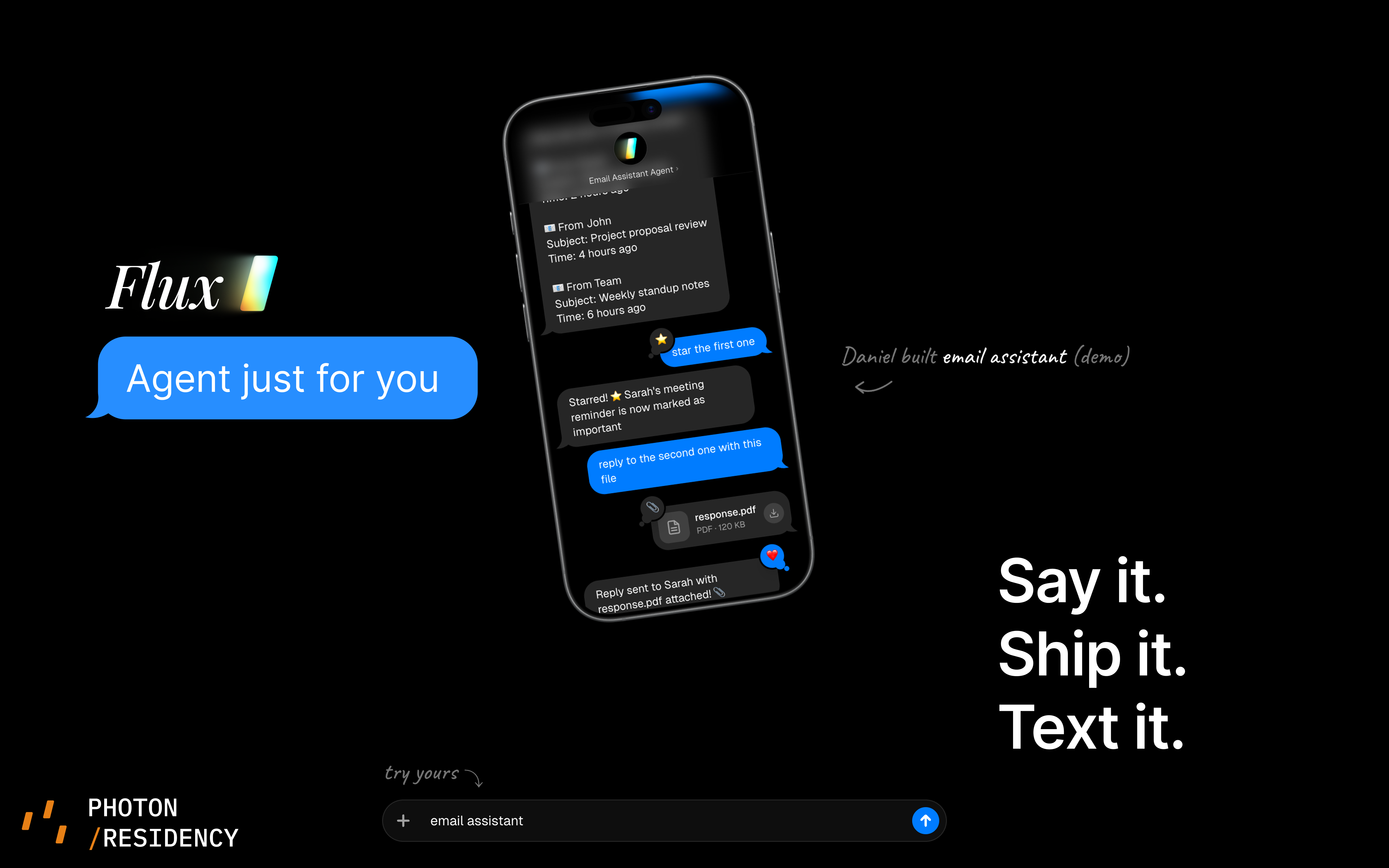 Flux - Screenshot 2 showing product features and functionality