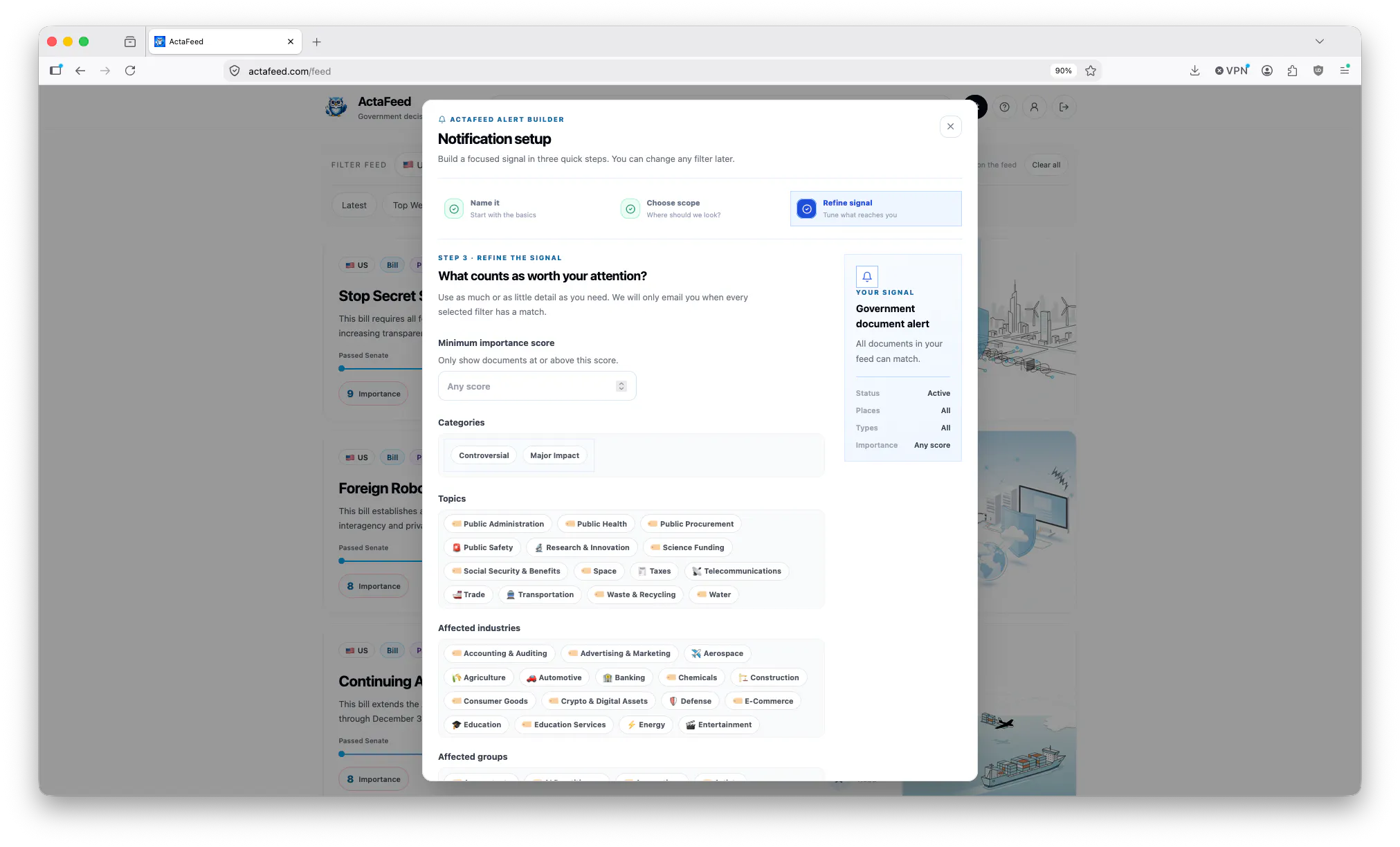 ActaFeed screenshot 4