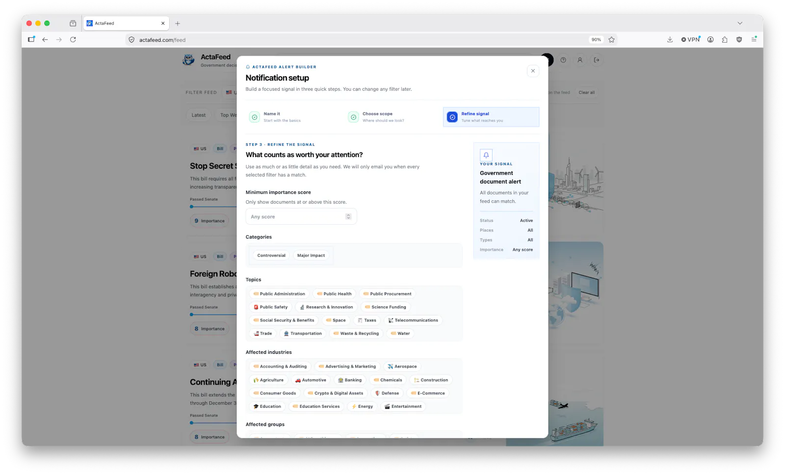 ActaFeed screenshot 5