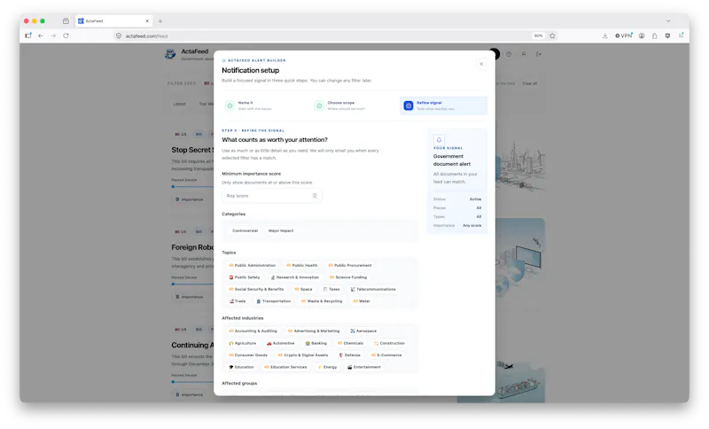 ActaFeed screenshot 5