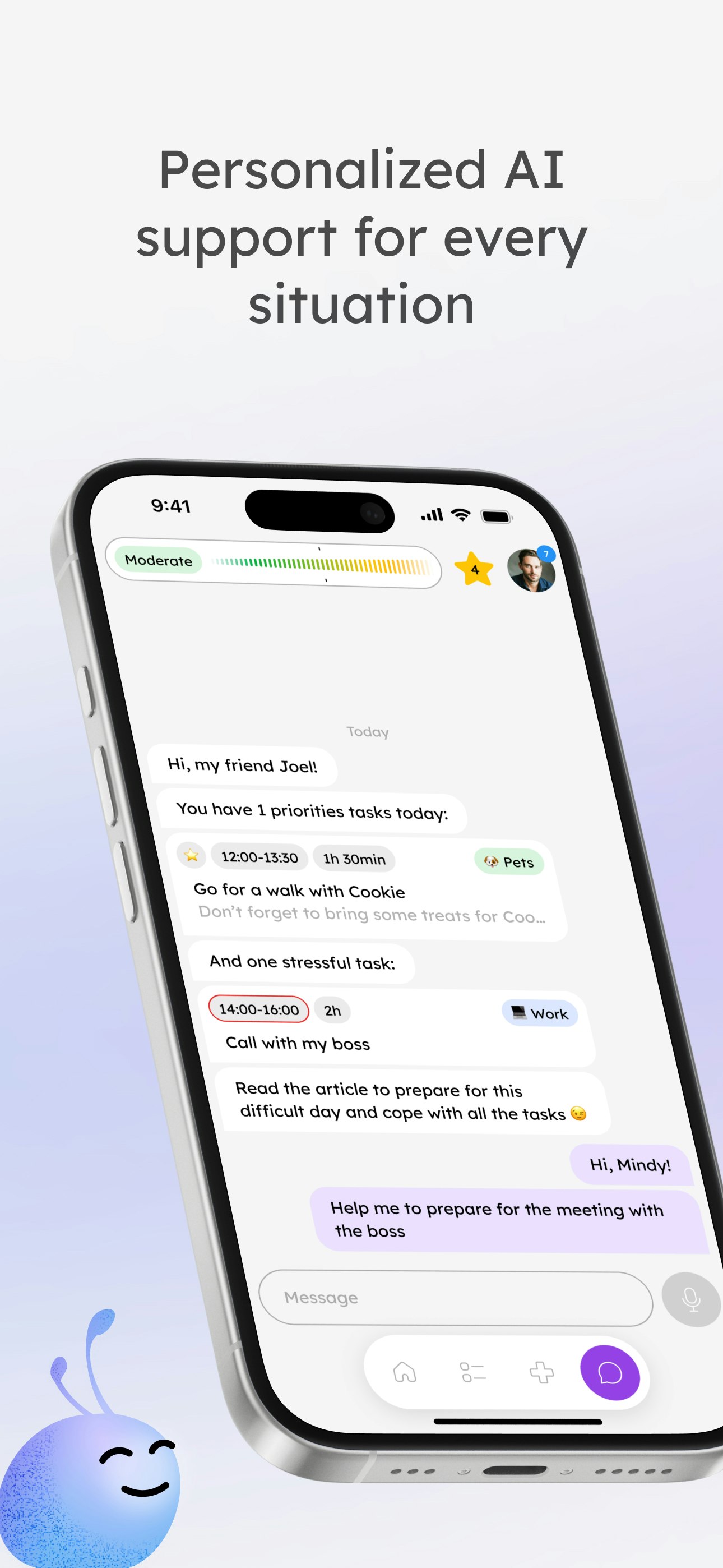Mindory App - Autismus und ADHS -freundliche tägliche Begleiter App Medien 6