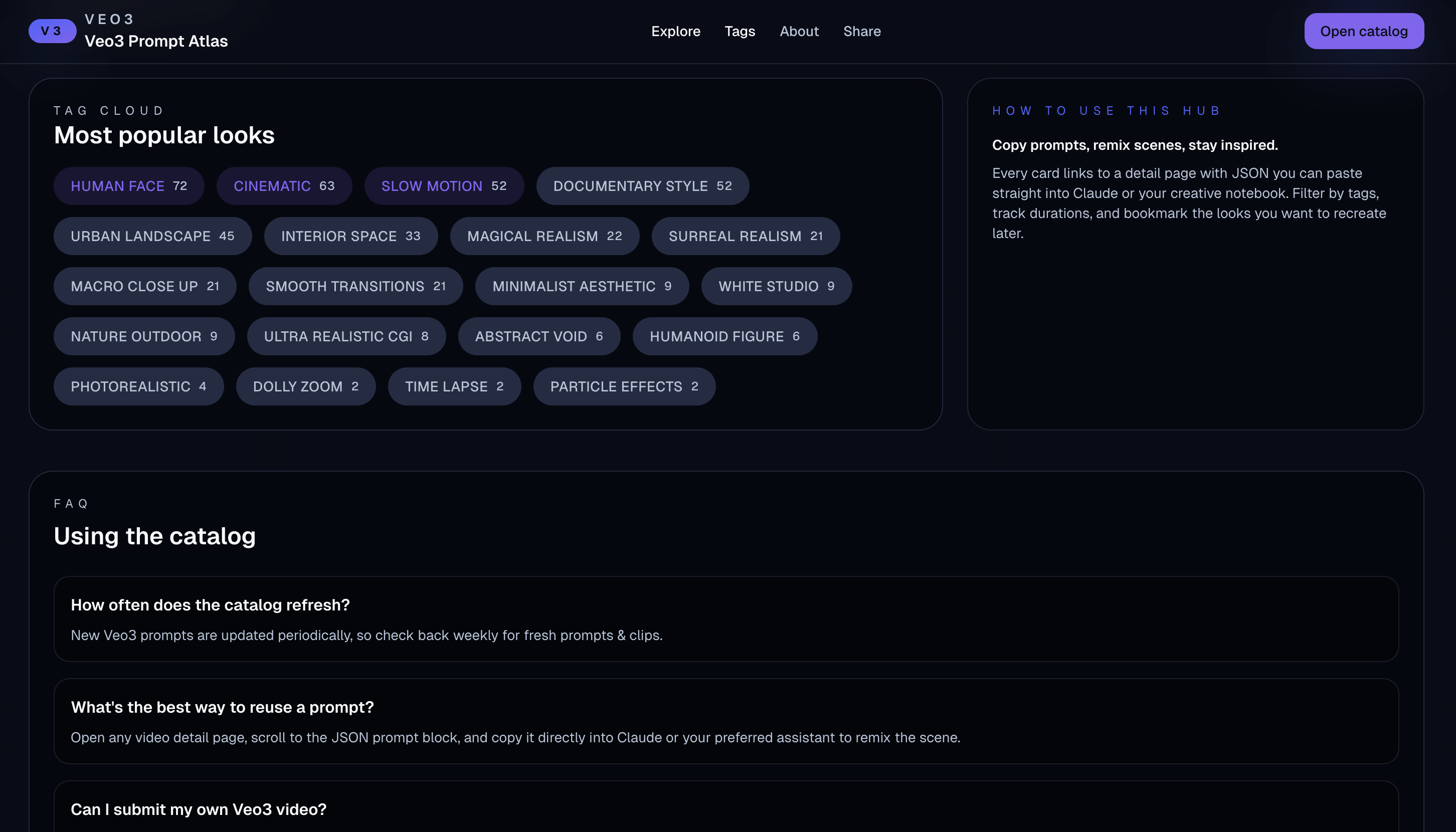 Veo3 Prompt Atlas gallery image