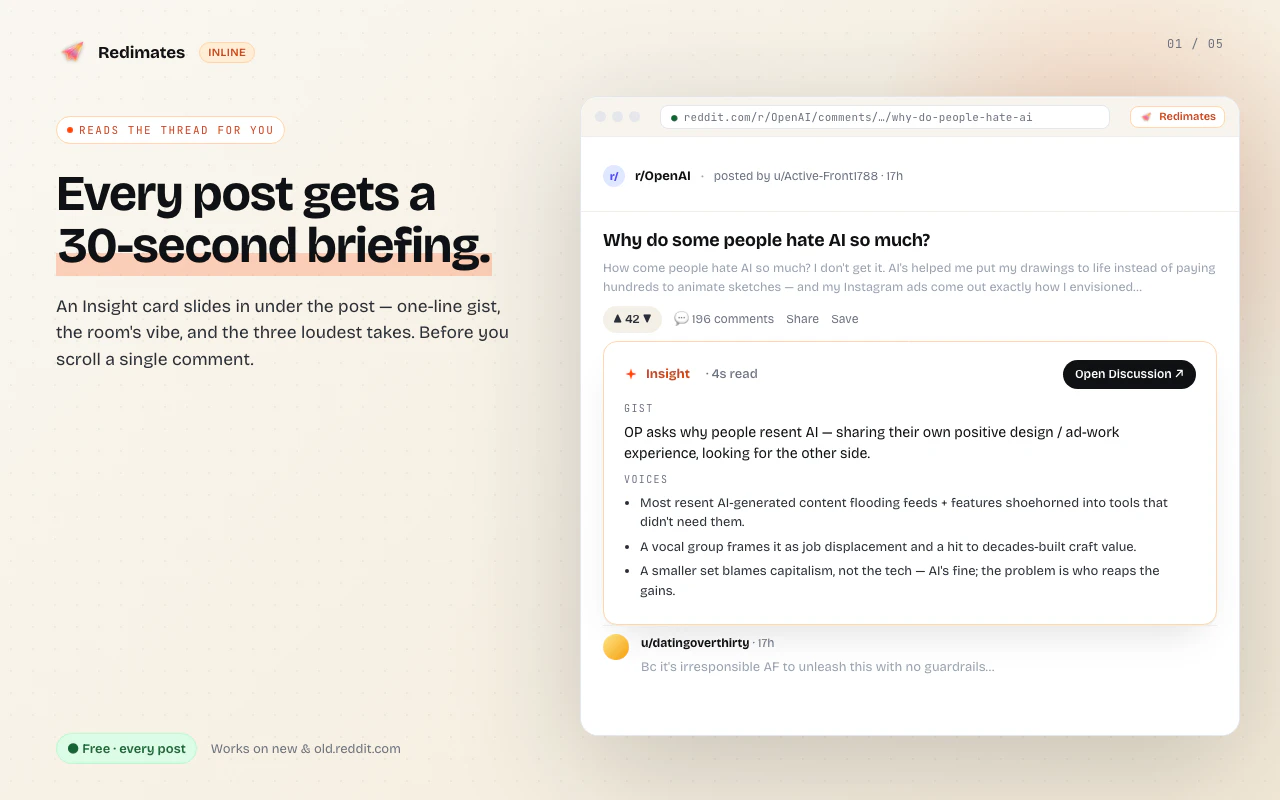 Redimates screenshot 1