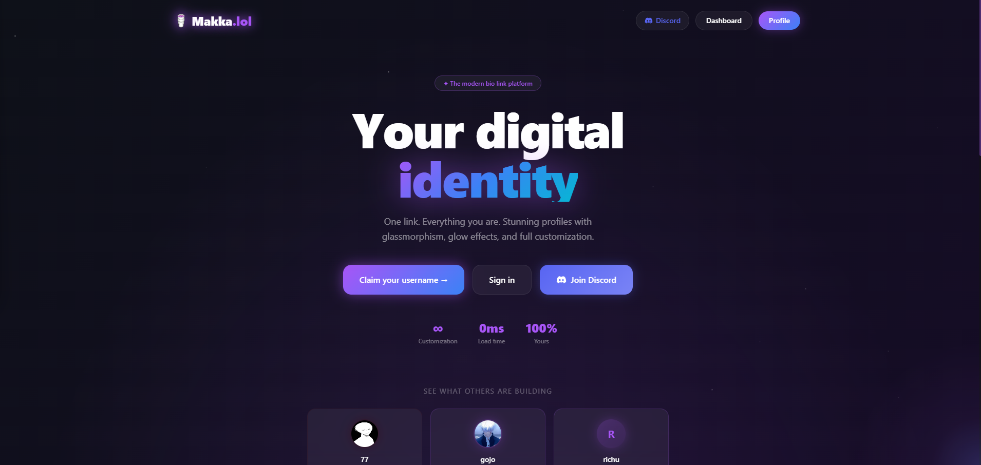 Makka.lol — Your Digital Identity gallery image