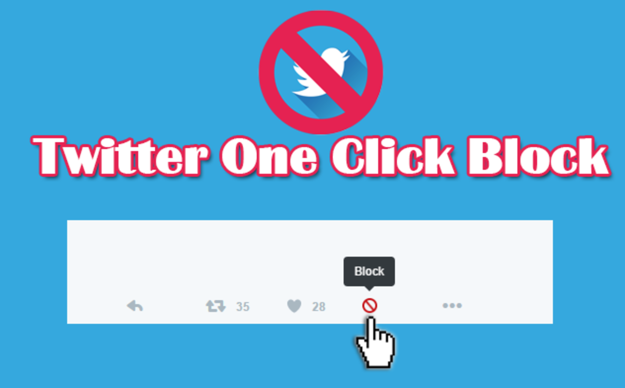 Twitter One Click Block gallery image
