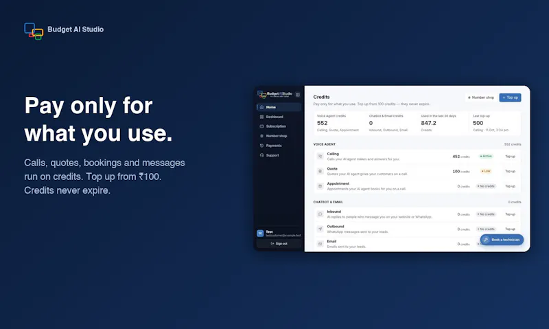 BudgetAIStudio screenshot 2