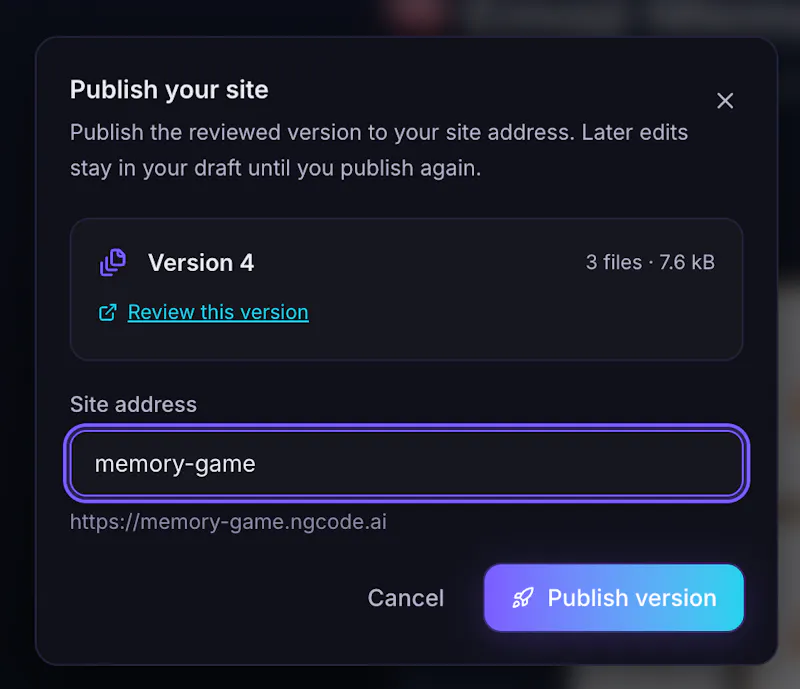 ngcode.ai screenshot 1