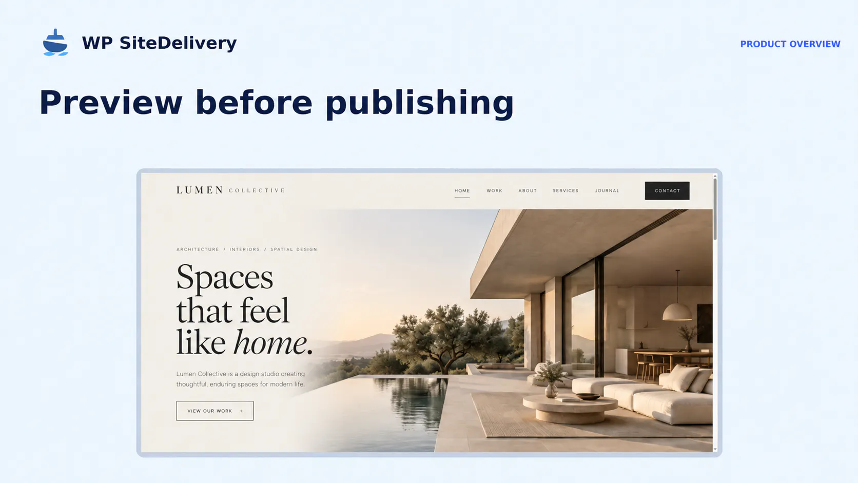 WP SiteDelivery gallery image