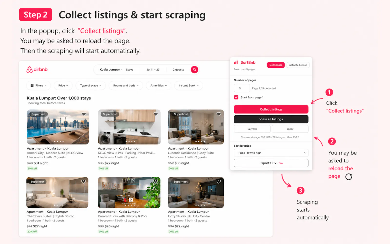 SortBnb screenshot 4