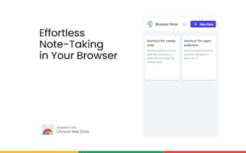Browser Note (Chrome Extension) gallery image
