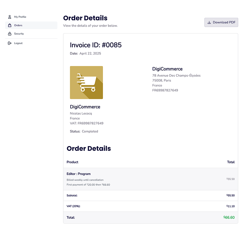 DigiCommerce screenshot 5