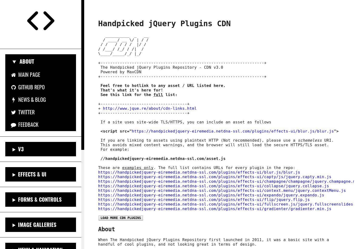 Handpicked jQuery Plugins