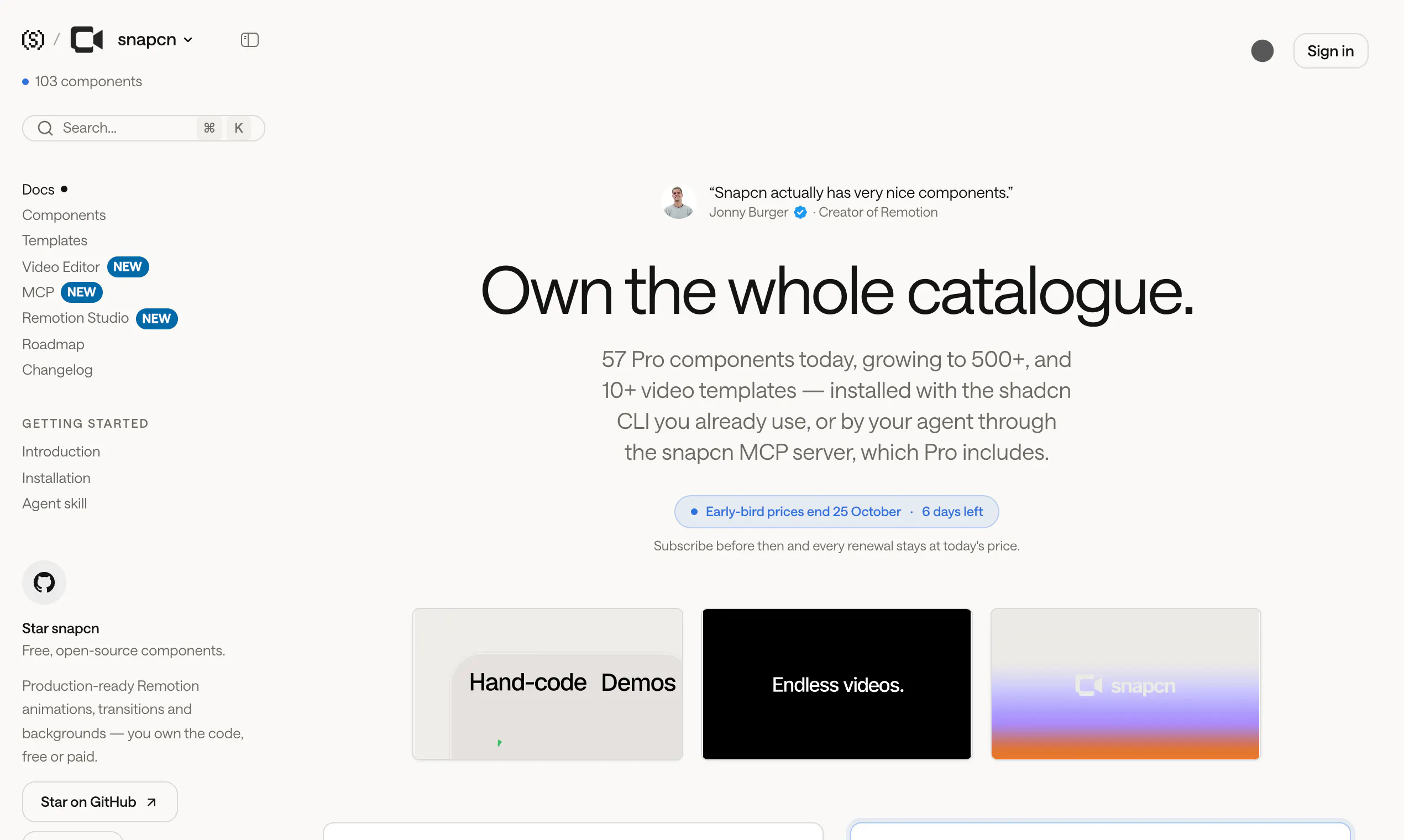 snapcn gallery image