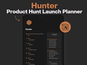 HUNTER: Free Product Hunt Launch Planner gallery image