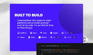 CreativeEditor SDK gallery image