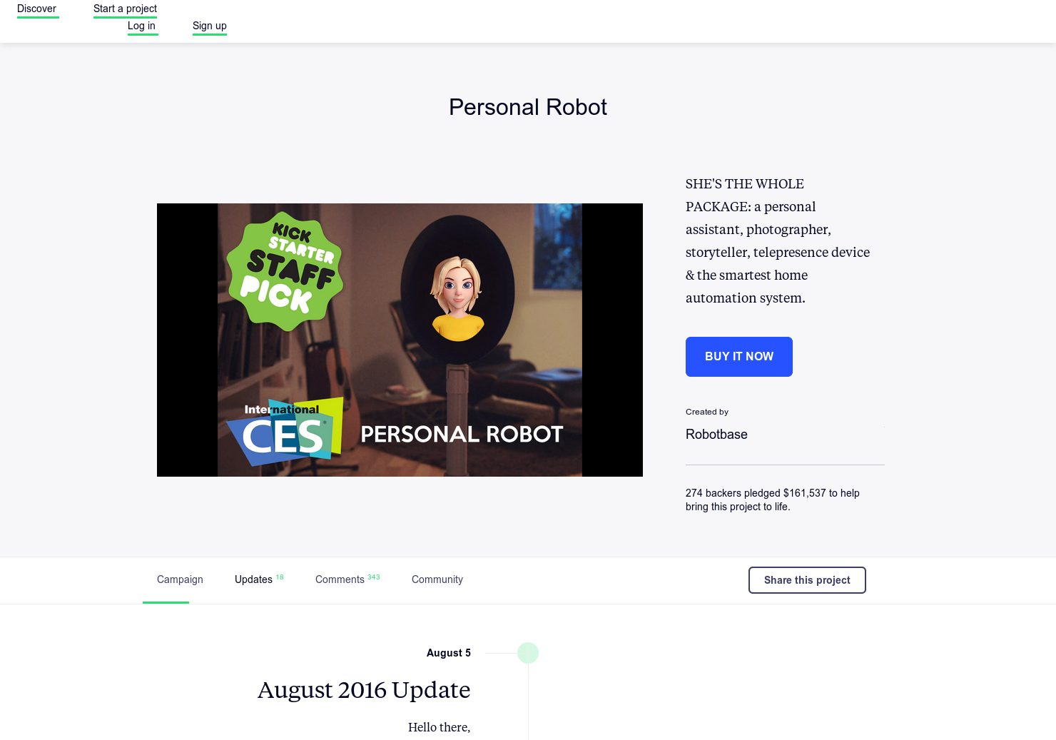Personal Robot (Preorder)